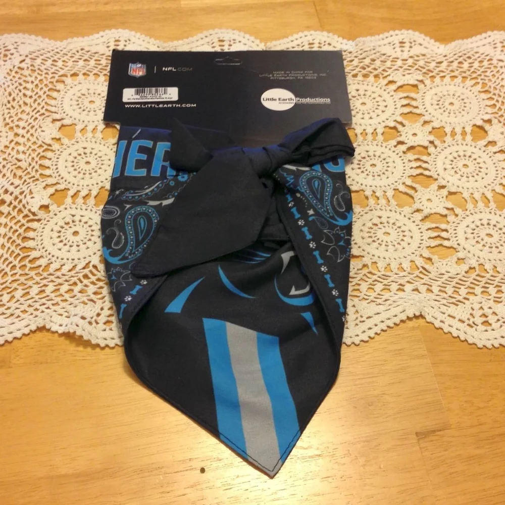 North Carolina Panthers Dog Bandana, New